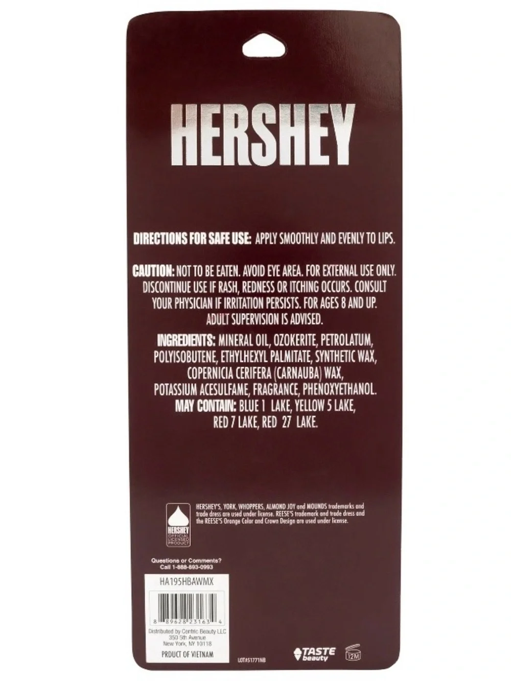 Hershey Lip Balms, 8 Pack (NWT)